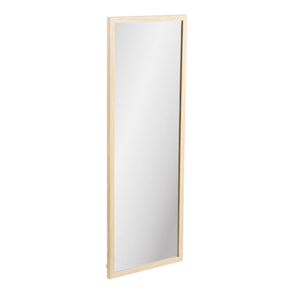 Scottsdale Wandspiegel - Wandspiegel, Holzrahmen, Natur 45x110 cm