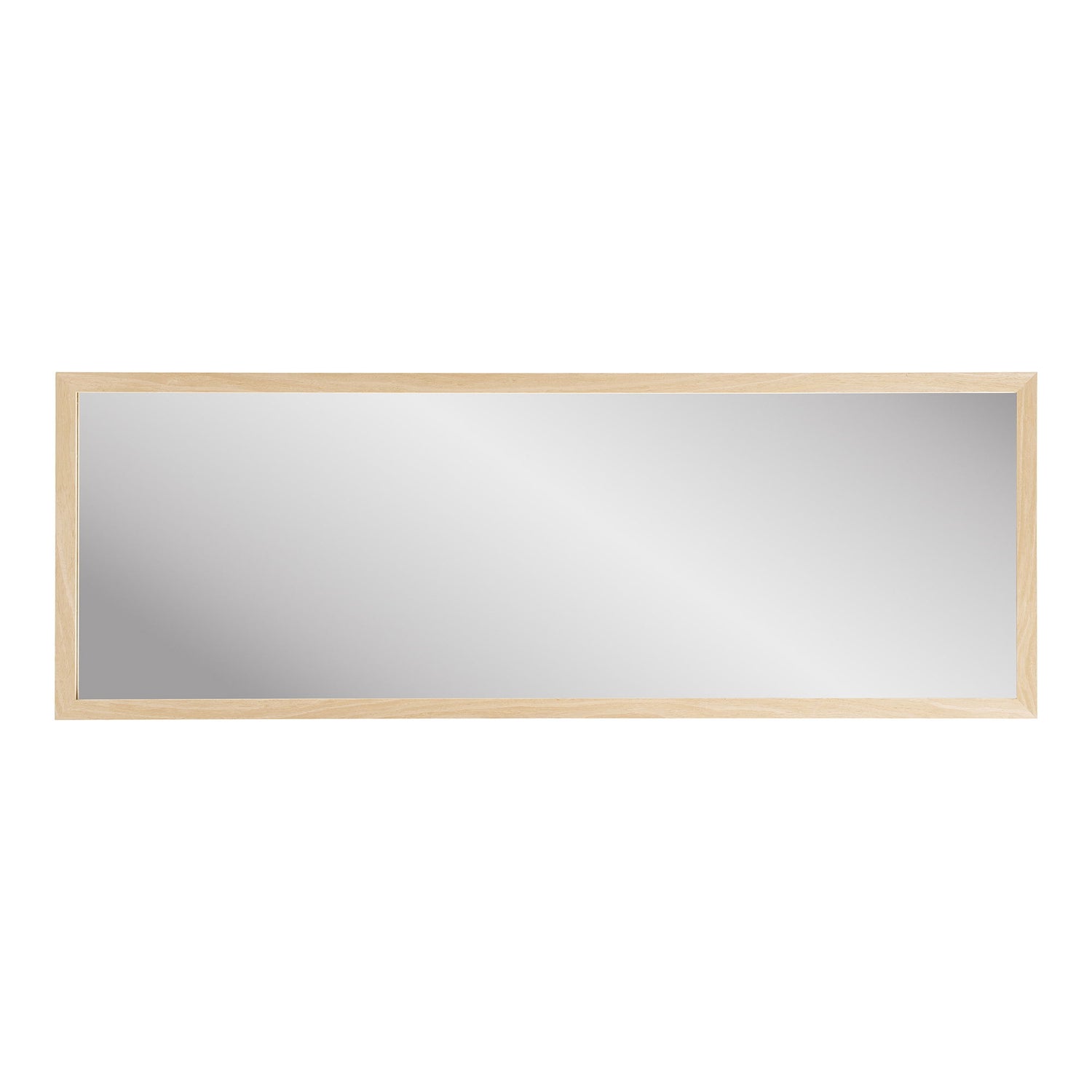 Scottsdale Wandspiegel - Wandspiegel, Holzrahmen, Natur 45x110 cm