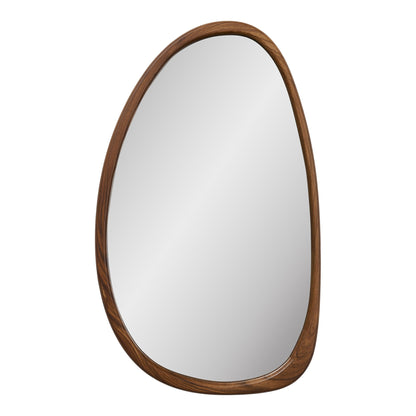 Luxon Mirror - Spiegel, organische Form, Holz Look 38,5x64,5 cm