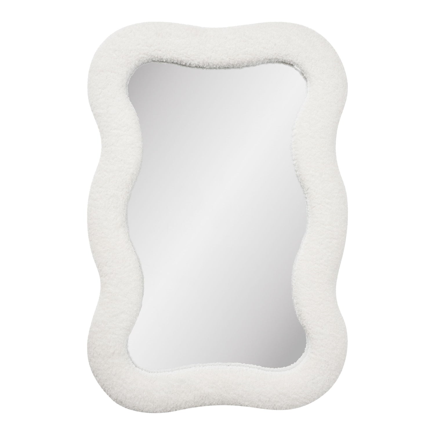 Bosaro Mirror - Mirror, Teddy, Weiß 80x54 cm