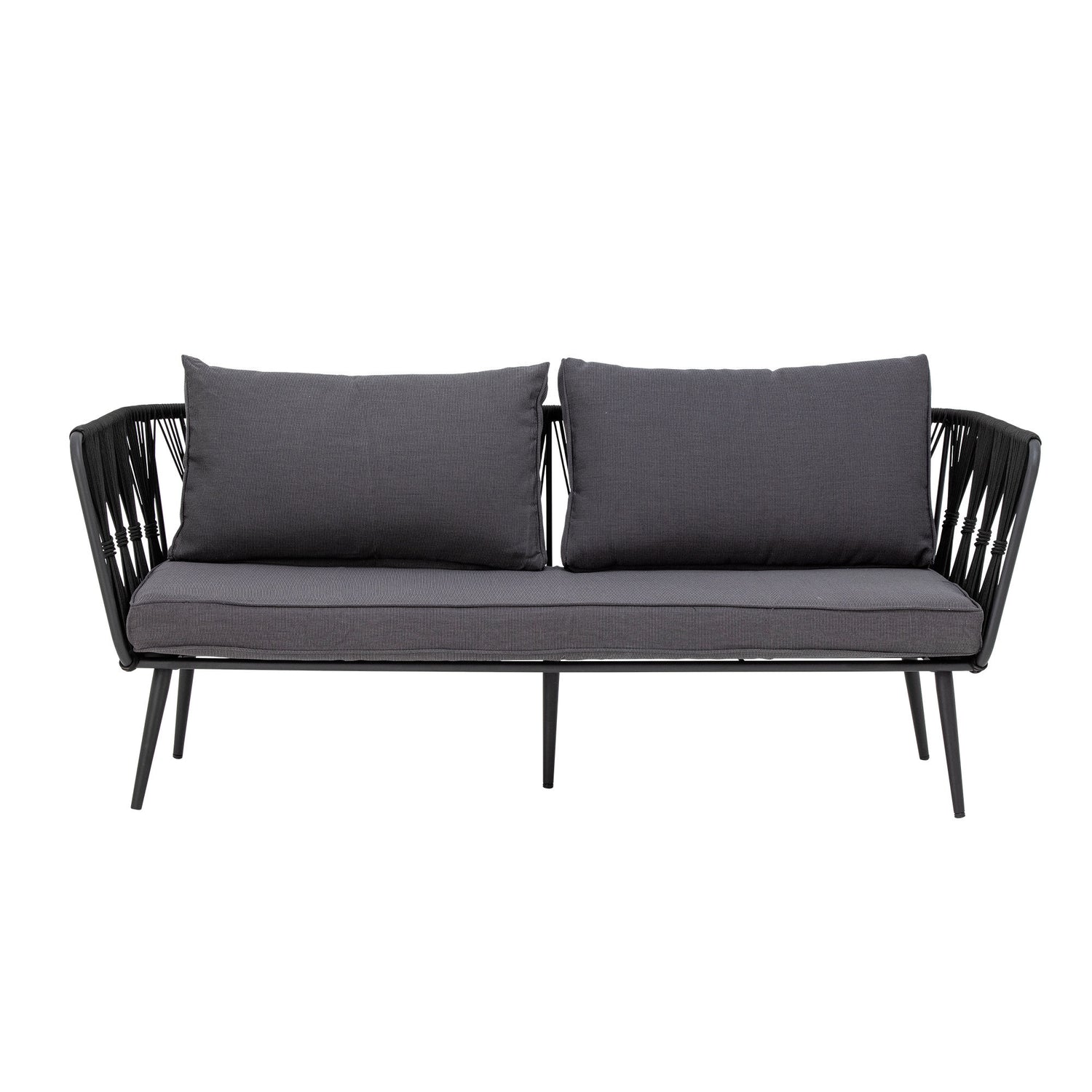Bloomingville Pavone Sofa, Schwarz, Metall