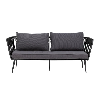 Bloomingville Pavone Sofa, Schwarz, Metall