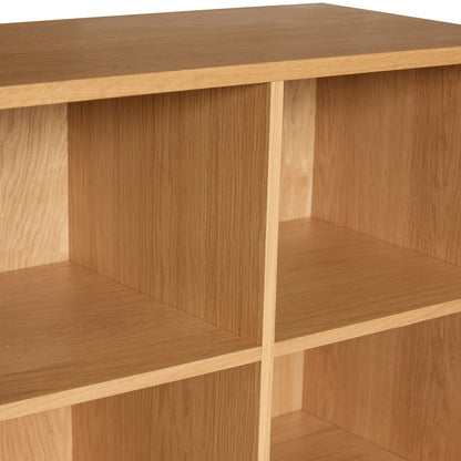 Disco-Bücherregal, groß, naturfarben – 80 x 30 x 180 cm