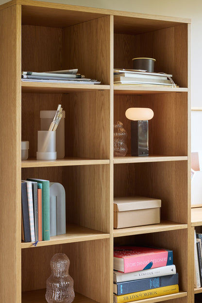 Disco-Bücherregal, groß, naturfarben – 80 x 30 x 180 cm