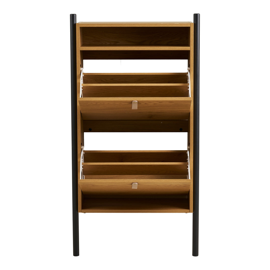 BARCO -Schuhschrank - Schuhschrank, Eichenholz -Look 62x26x118 cm