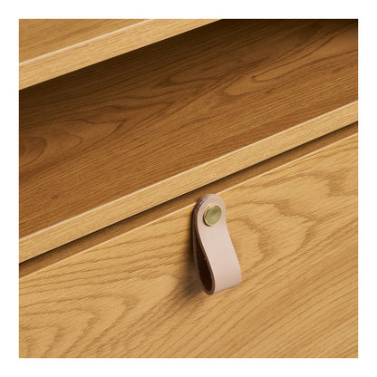 BARCO -Schuhschrank - Schuhschrank, Eichenholz -Look 62x26x118 cm