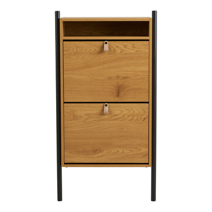 BARCO -Schuhschrank - Schuhschrank, Eichenholz -Look 62x26x118 cm