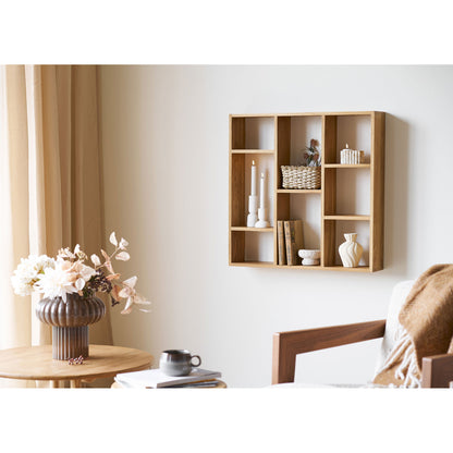 Wallregal in Townsville - Wandregal, Eiche 15x70x70 cm