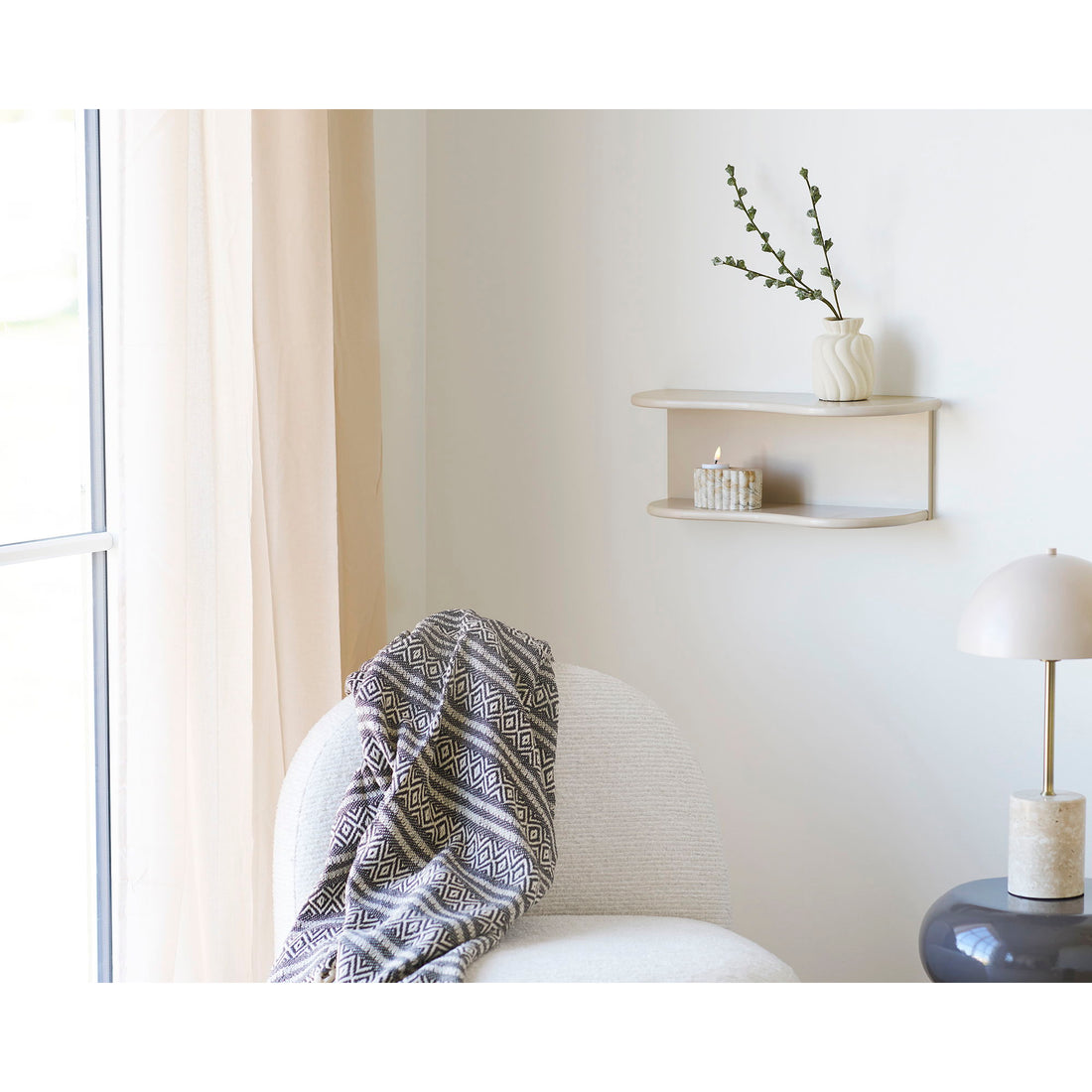 Botta Wandregal - Wandregal, Beige 44x17.5x18 cm