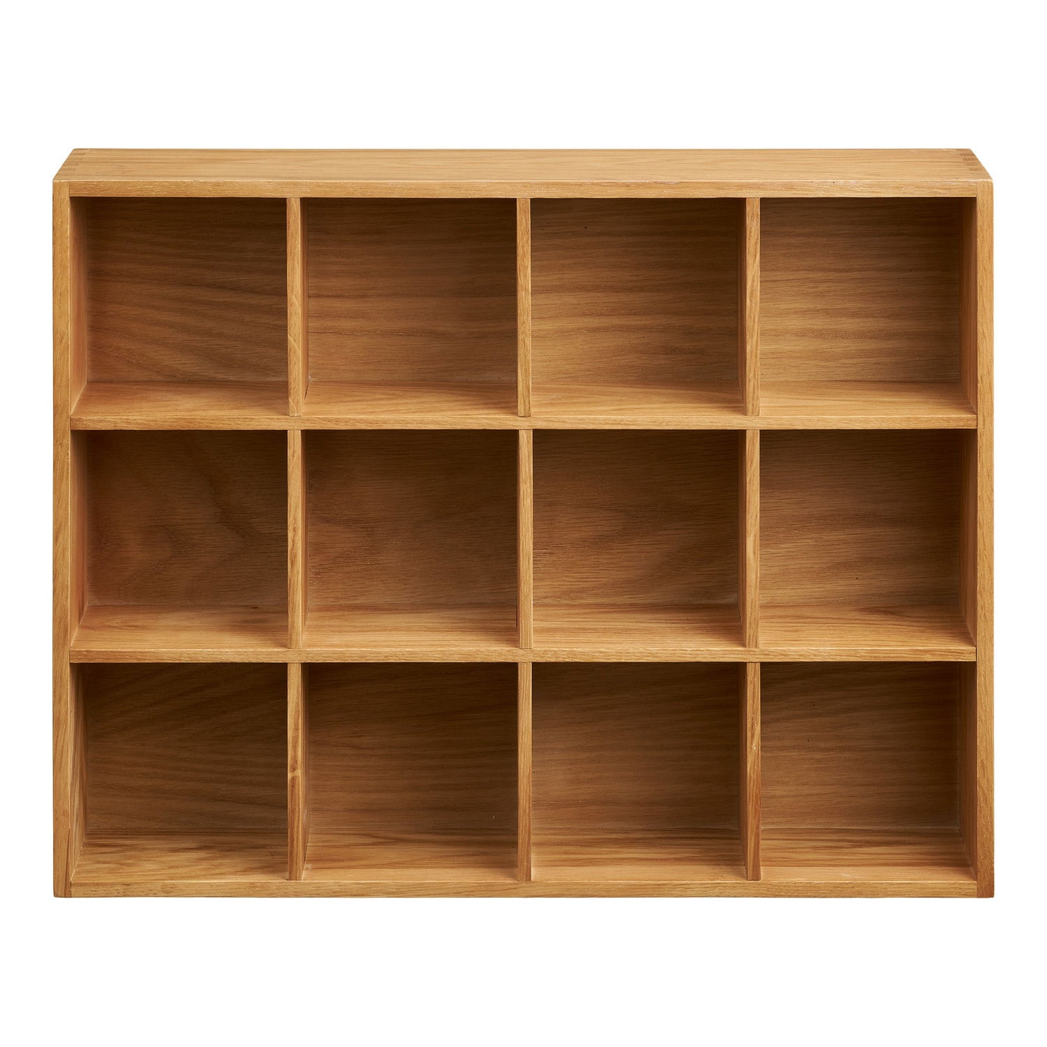 Soria -Wandregal - Wandschelf, Eiche/Eichenfurnier, Natur 39x11x51 cm