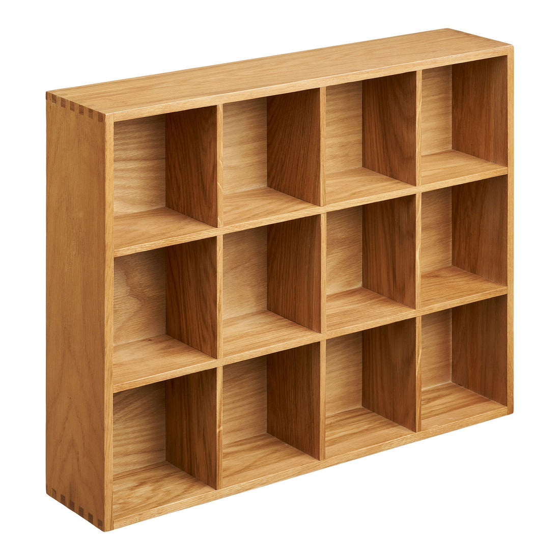 Soria -Wandregal - Wandschelf, Eiche/Eichenfurnier, Natur 39x11x51 cm