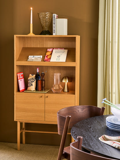 Oblique Esszimmerstuhl Braun - 55x51xh80cm