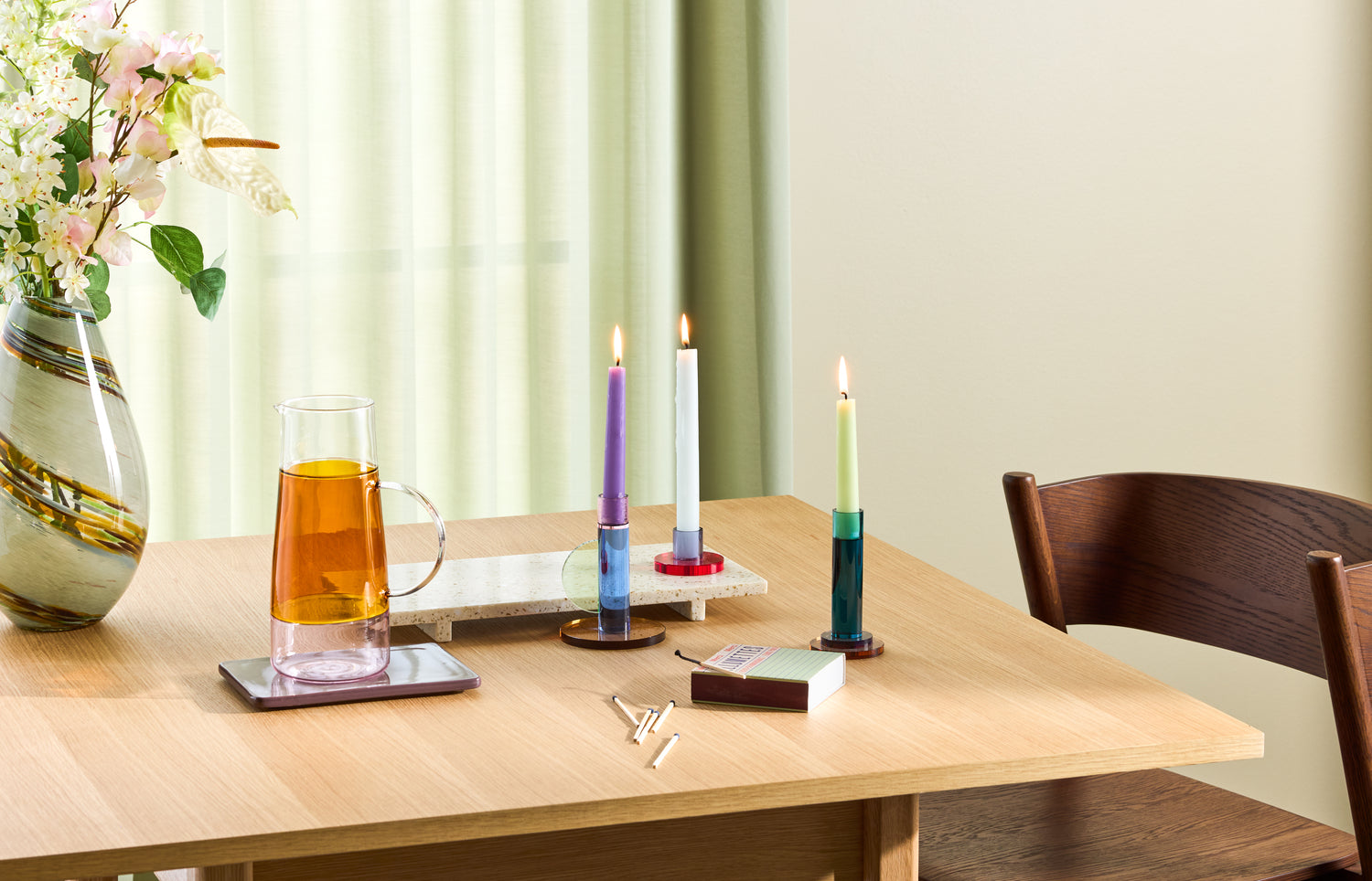 Oblique Esszimmerstuhl Braun - 55x51xh80cm