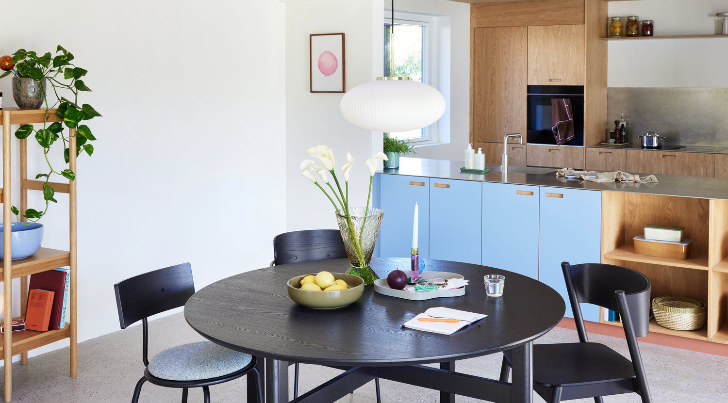 Oblique Esszimmerstuhl Schwarz - 55x51xh80cm