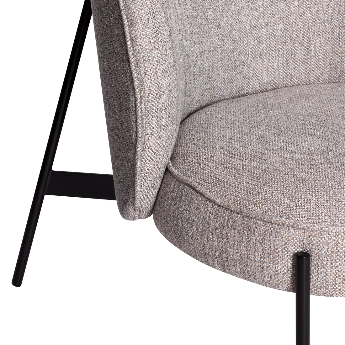 Area Lounge-Sessel Hellgrau - 85x82xH102cm