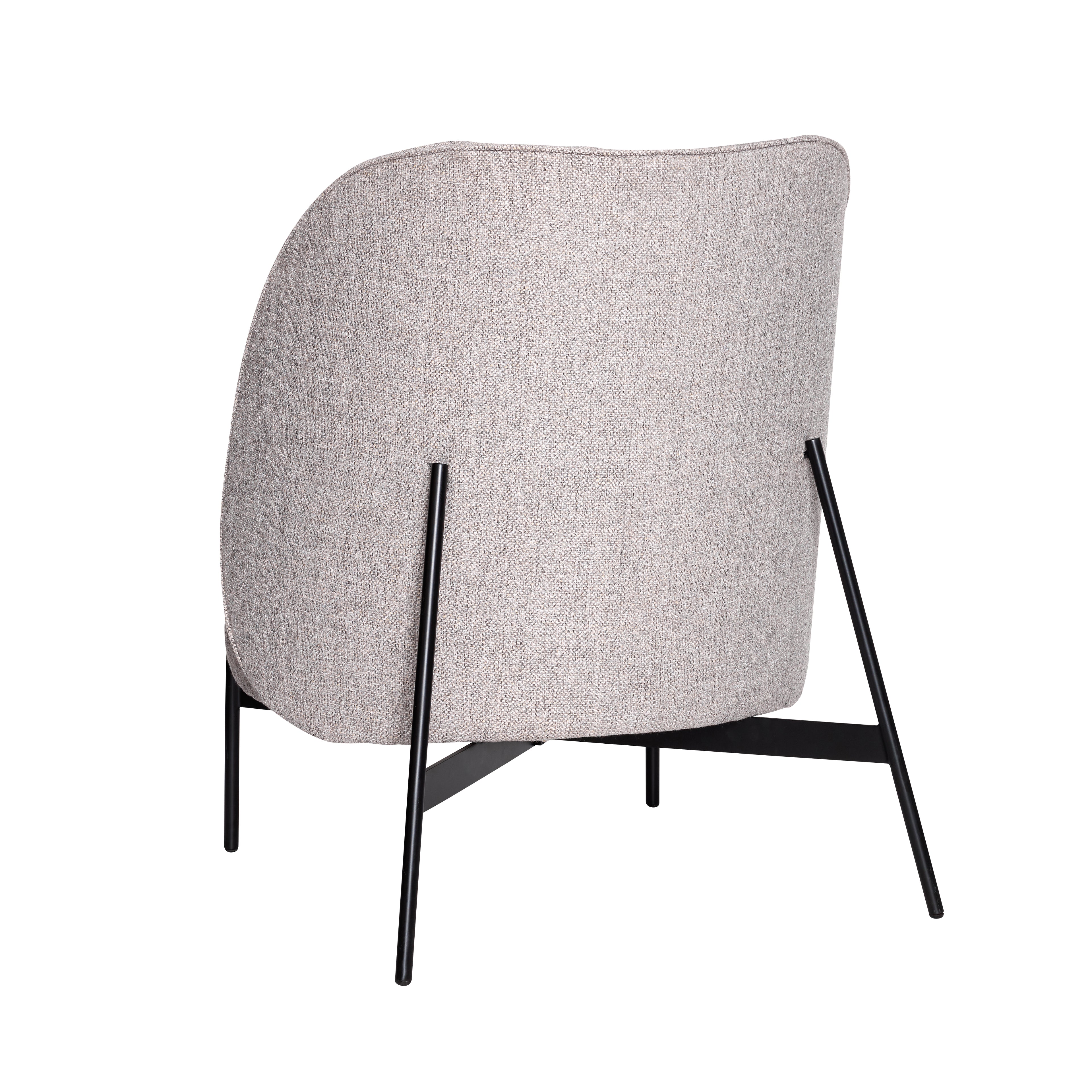 Area Lounge-Sessel Hellgrau - 85x82xH102cm