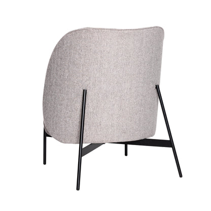 Area Lounge-Sessel Hellgrau - 85x82xH102cm