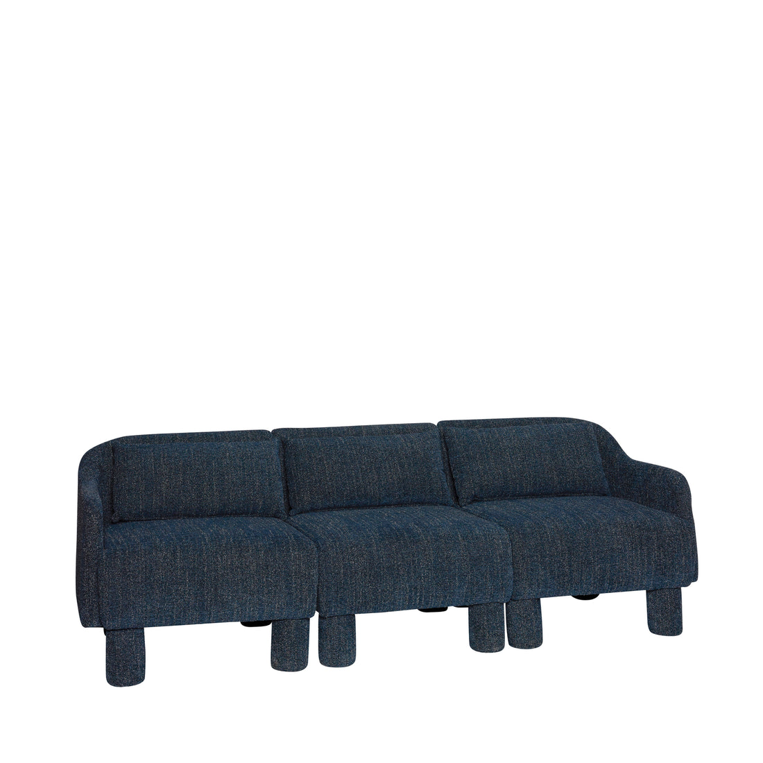 Elegance Sofa Dunkelblau - 224x73xH74