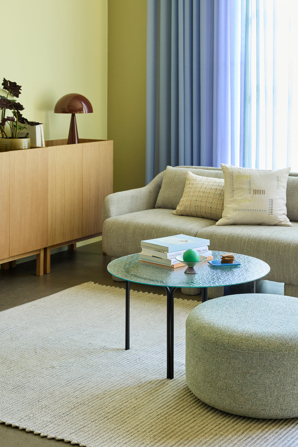 Elegance Sofa Hellgrün - 224x73xH74
