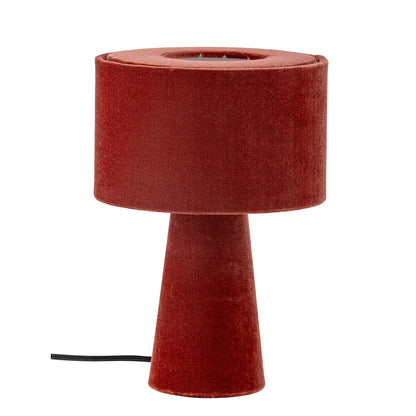Bloomingville Emmie Tischlampe, Rot, Polyester