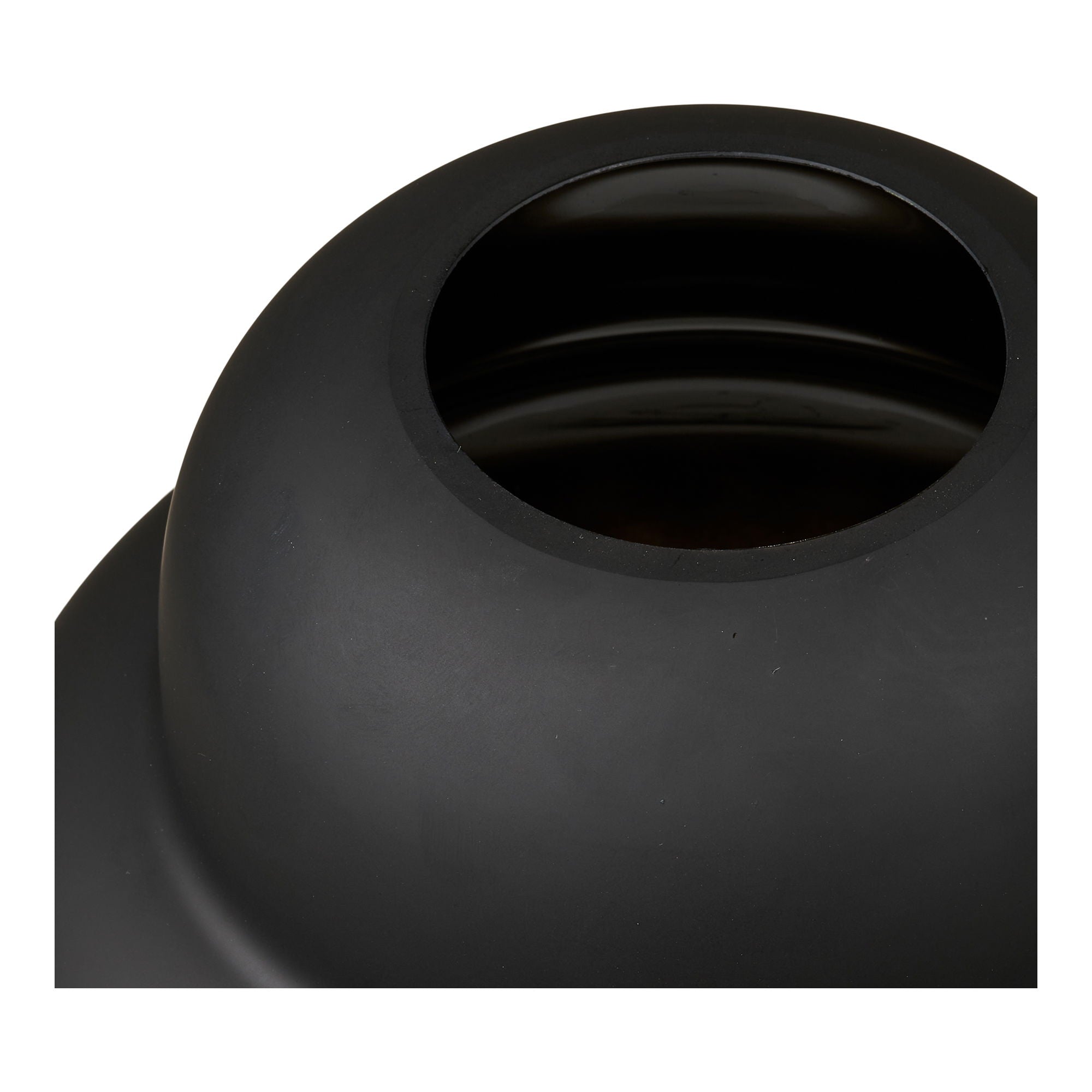 Vase - Vase, Mundglas, schwarz Ø21x20 cm