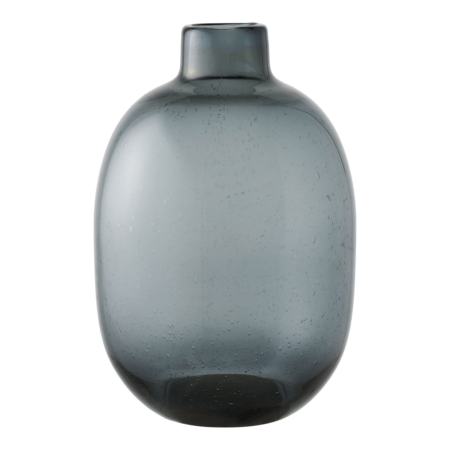 Vase - Vase, Glas, geräucherter schwarz Ø23x35 cm