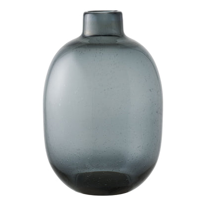 Vase - Vase, Glas, geräucherter schwarz Ø23x35 cm