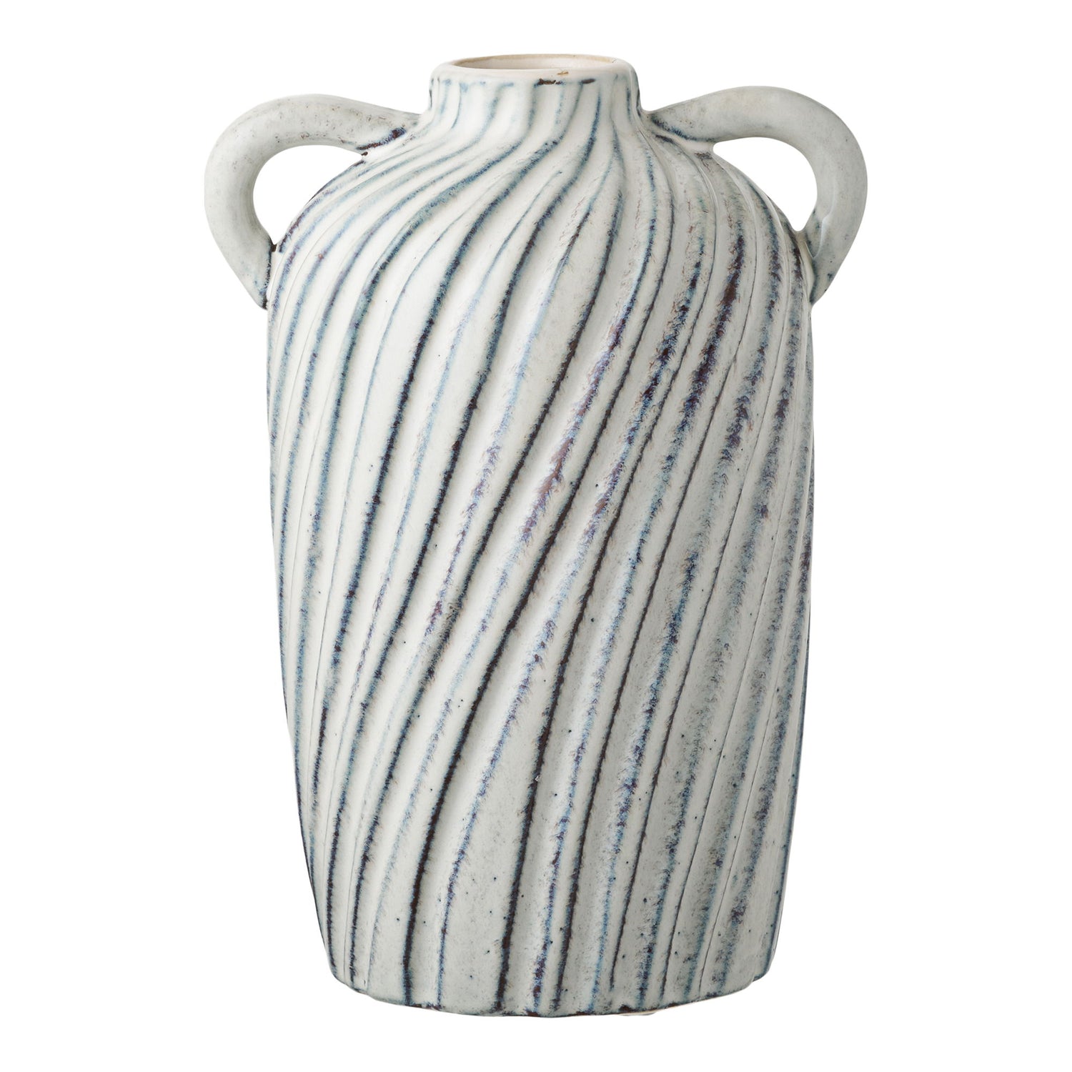 Vase - Vase, Keramik, Blau 15,5x14x22 cm