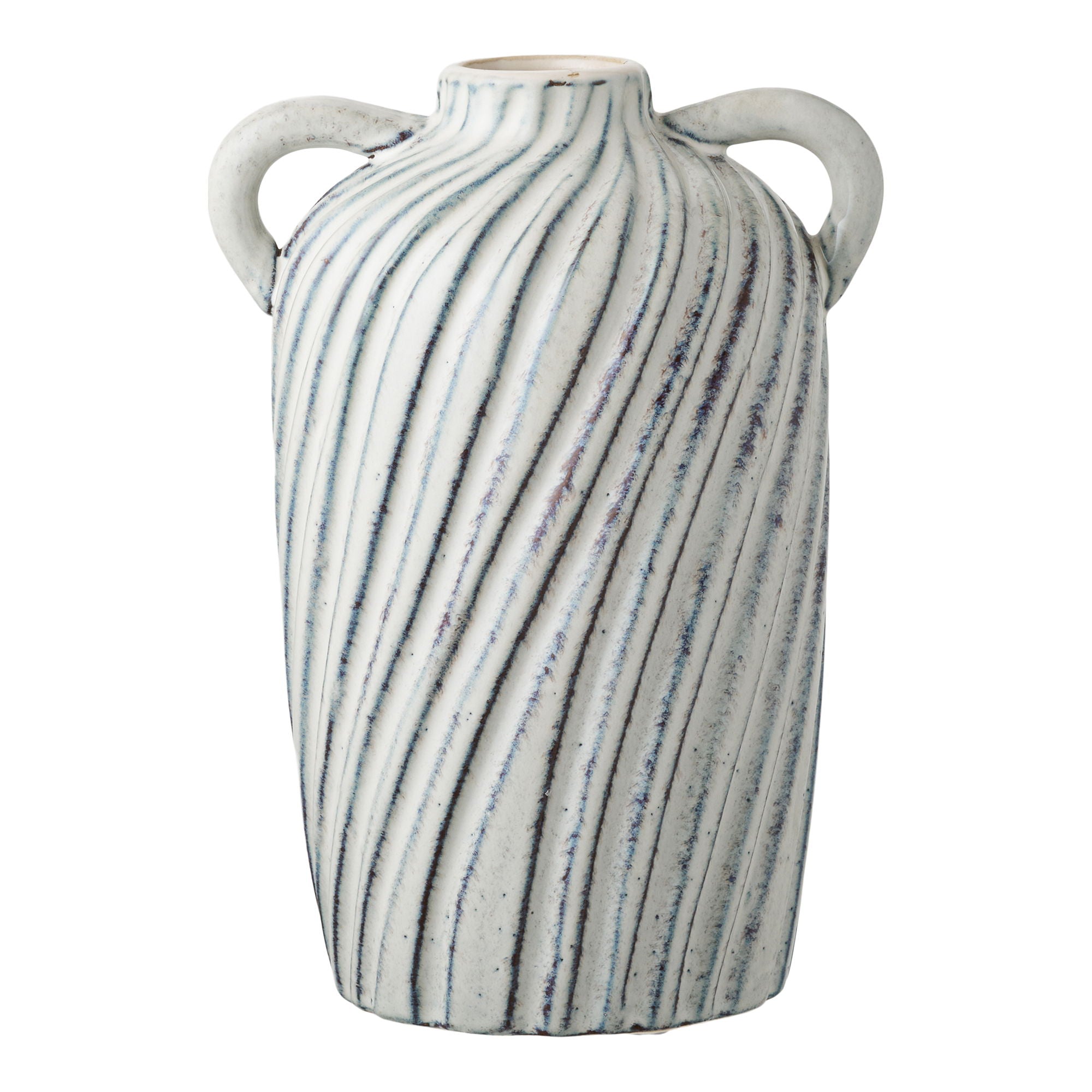 Vase - Vase, Keramik, Blau 15,5x14x22 cm