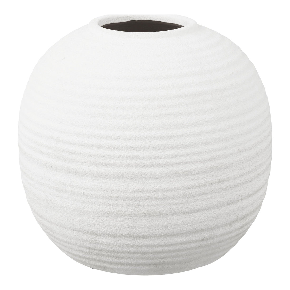 Vase - Vase, Keramik, Weiß Ø30x28,5 cm