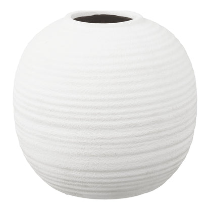 Vase - Vase, Keramik, Weiß Ø30x28,5 cm