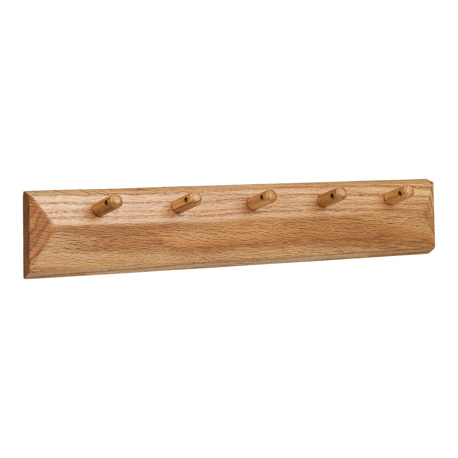 Barco -Haken mit 5 Haken - Haken mit 5 Haken, Eiche 50x8,5 cm