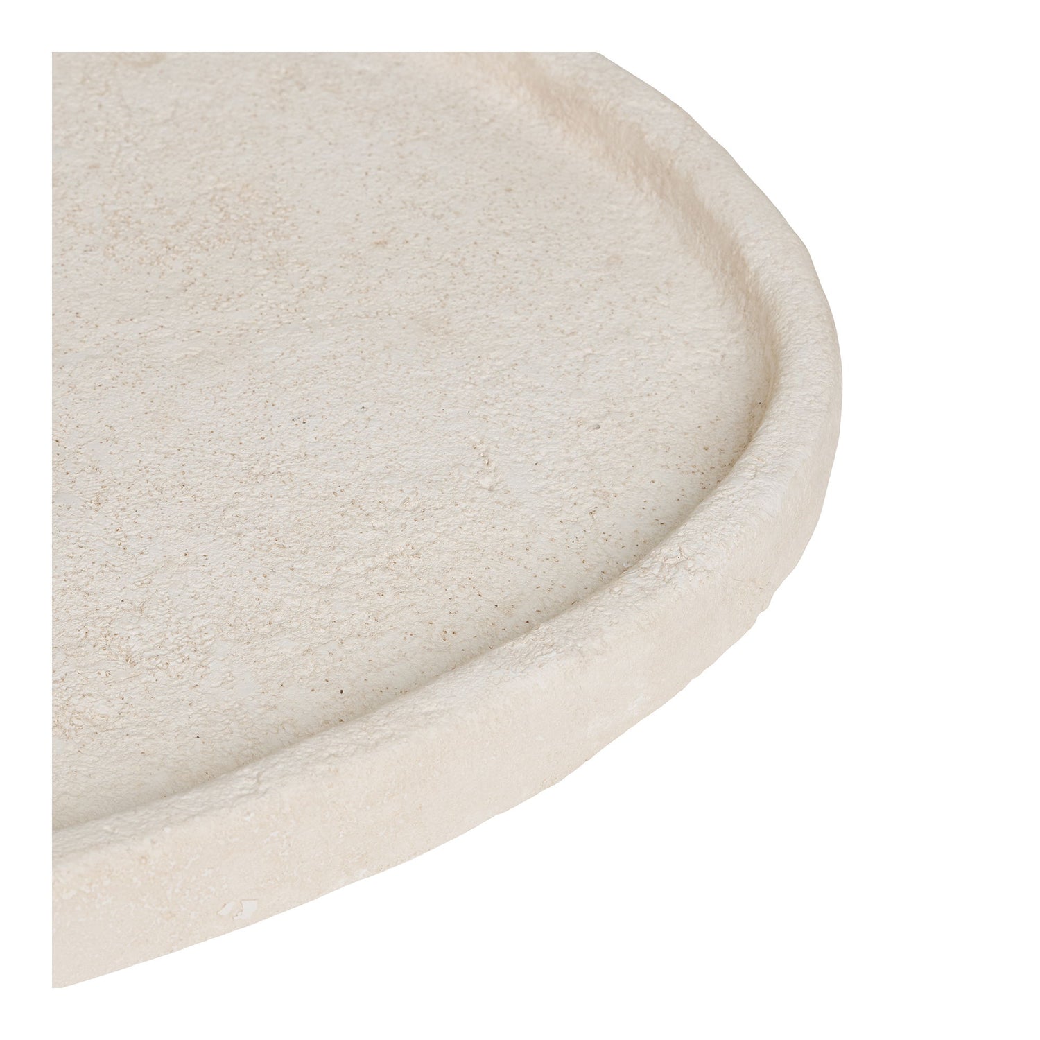 Tablett - Tablett, Zement, Beige 35x30x2,5 cm