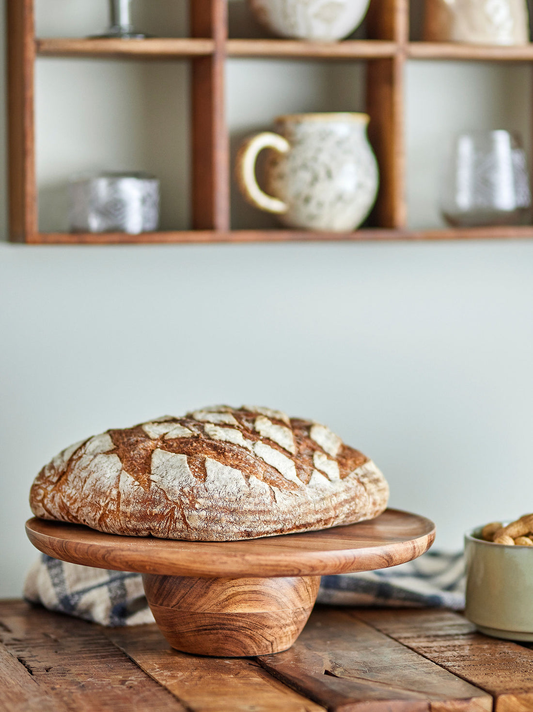 Kreative Sammlung Aino -Servierschale, Natur, Akazie