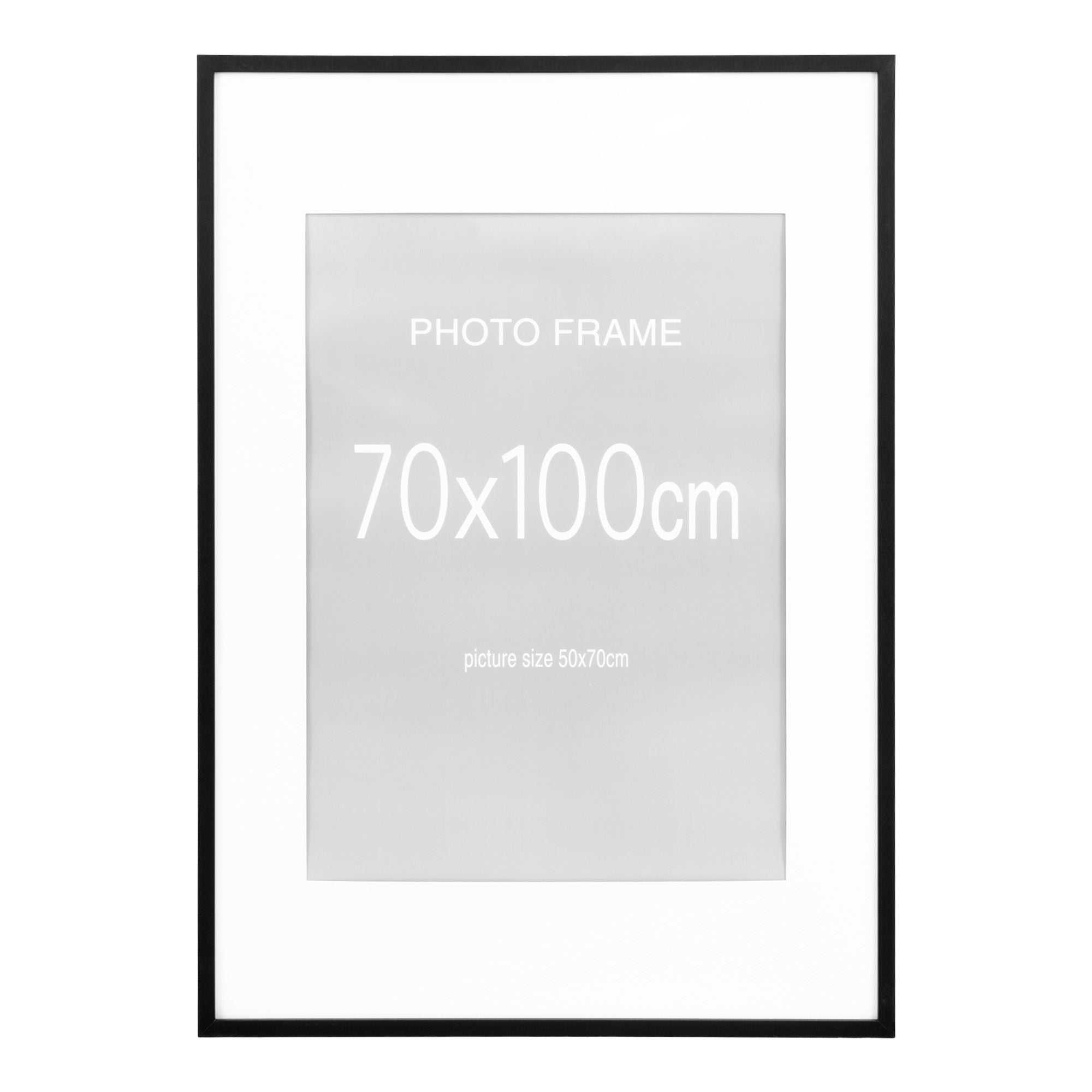 Marbella Frame Display - Frame Display, 7 PCs. Schwarz und 8 PCs. Natur 70x100 cm