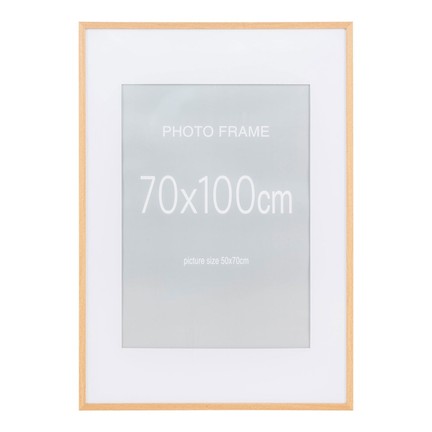 Marbella Frame Display - Frame Display, 7 PCs. Schwarz und 8 PCs. Natur 70x100 cm