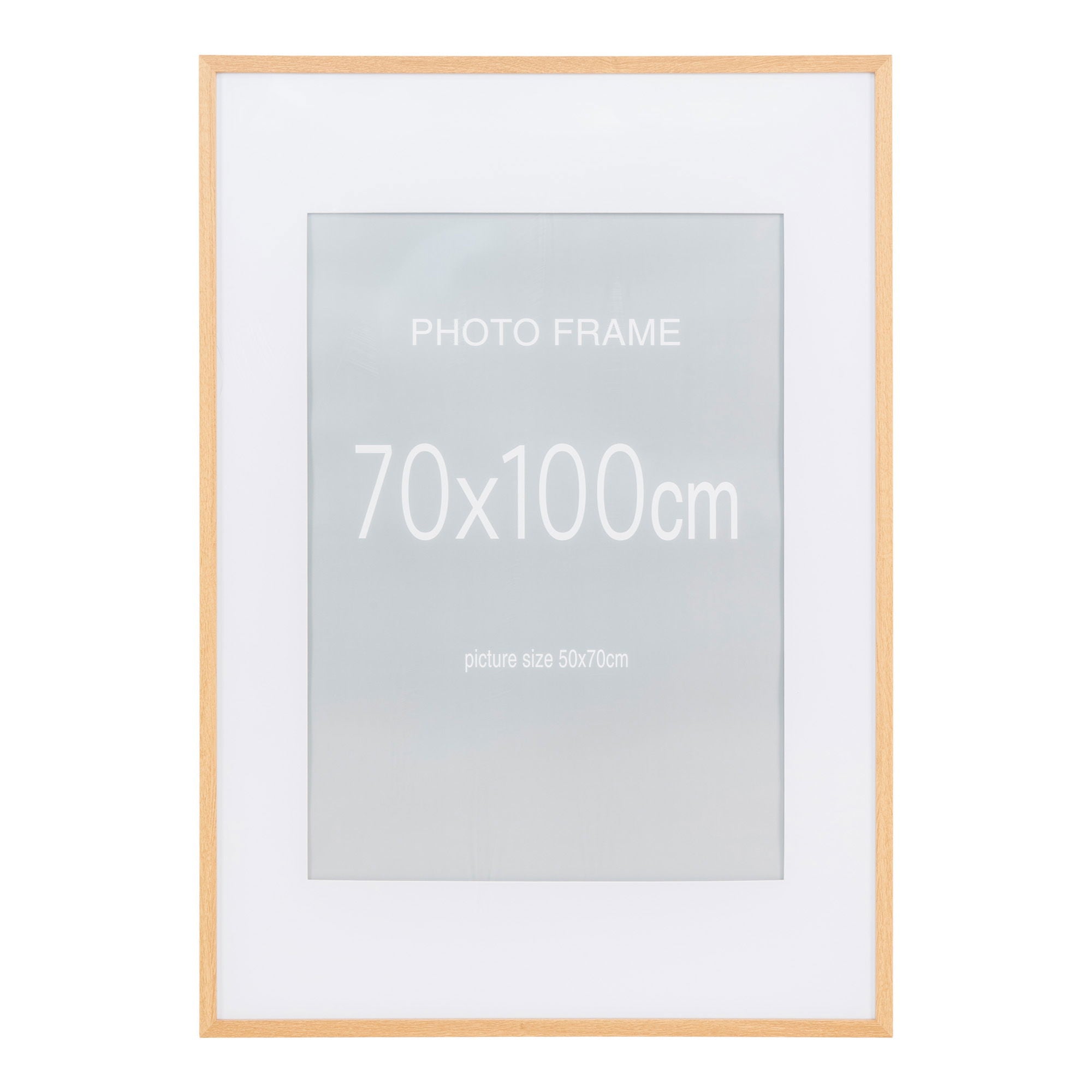 Marbella Frame Display - Frame Display, 7 PCs. Schwarz und 8 PCs. Natur 70x100 cm