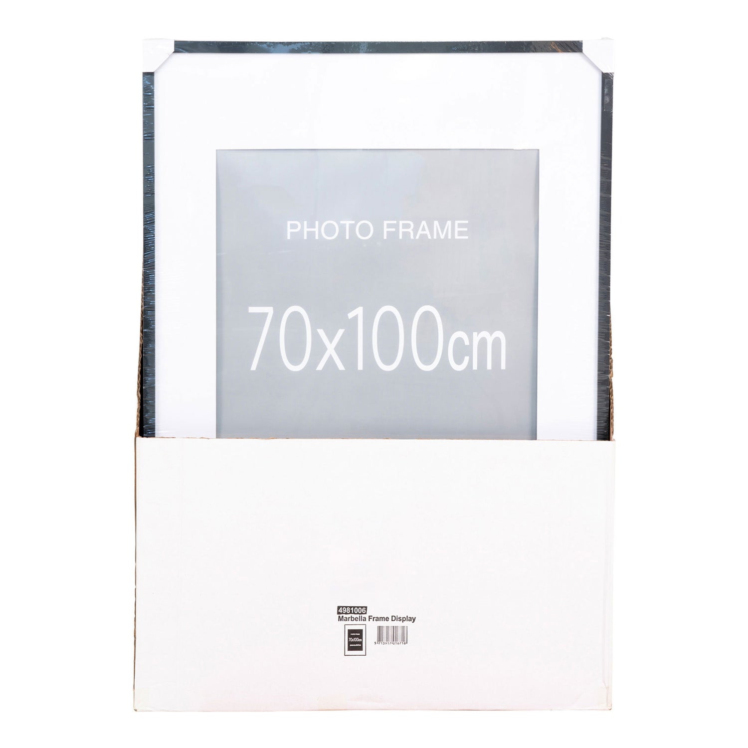 Marbella Frame Display - Frame Display, 7 PCs. Schwarz und 8 PCs. Natur 70x100 cm