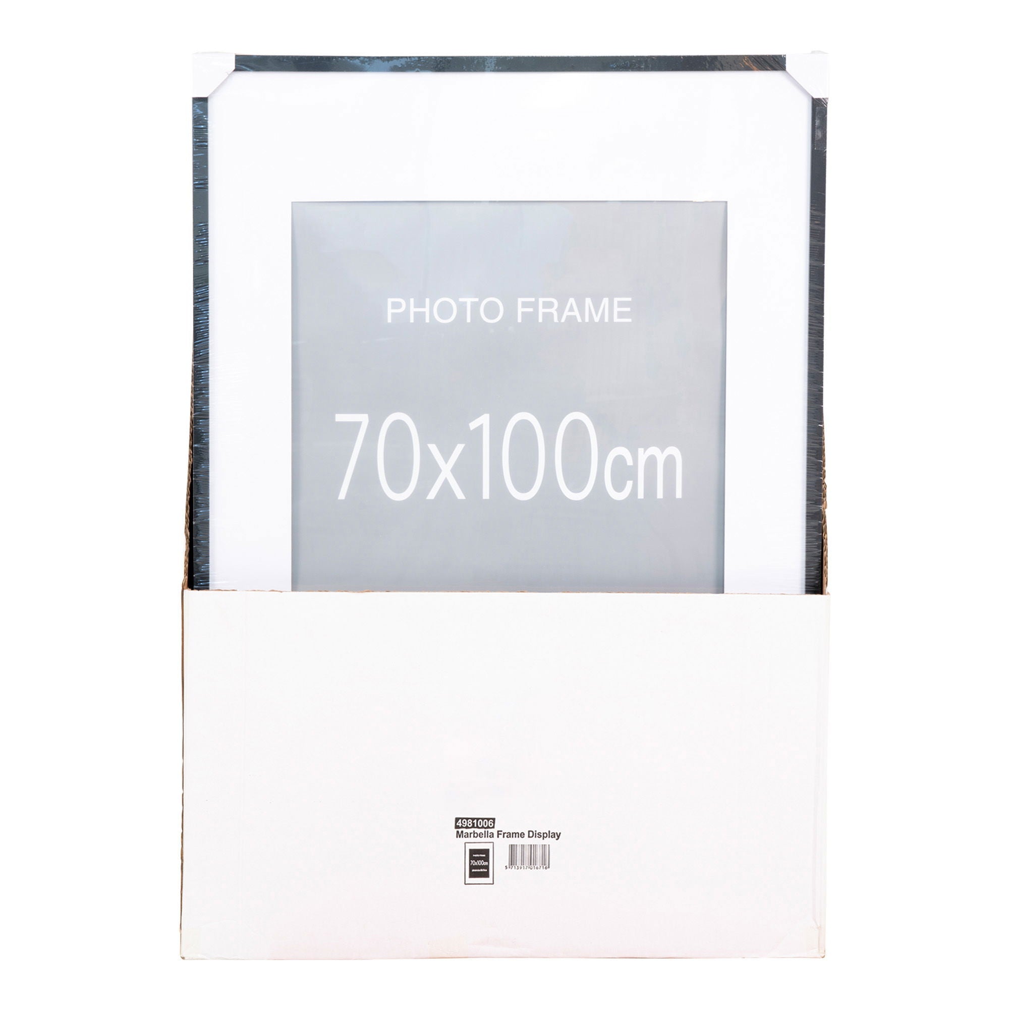 Marbella Frame Display - Frame Display, 7 PCs. Schwarz und 8 PCs. Natur 70x100 cm