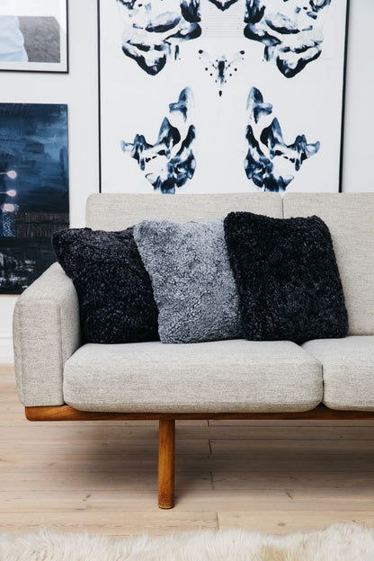 Lammfellkissen | Kurzhaarig | Neuseeland | Doppelseitig | 40x40 cm