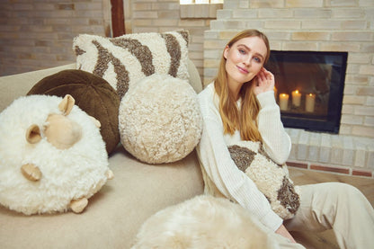 Süße Schafe | Neuseeländisches Lammfell | Ø20cm | Ø26cm | Ø34 cm