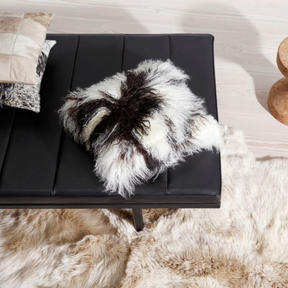 Lammfellkissen | Lockig | Tibet | 28x56cm