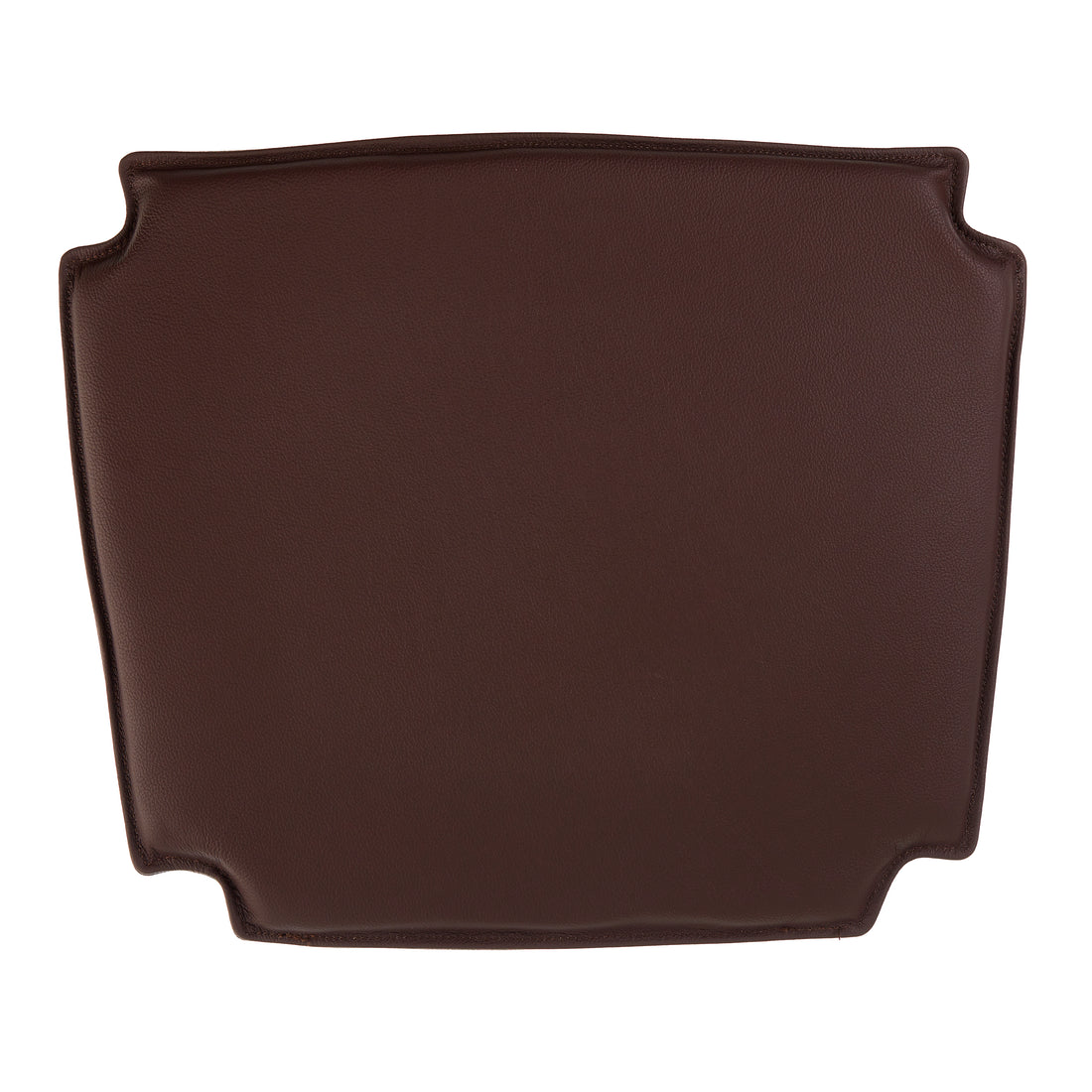 Hynde til Kåre Klints Kirkestol uden armlæn BM400 i mørkebrun læder - Hynder til Kåre Klints Kirkestol uden armlæn BM460 - DesignGaragen.dk