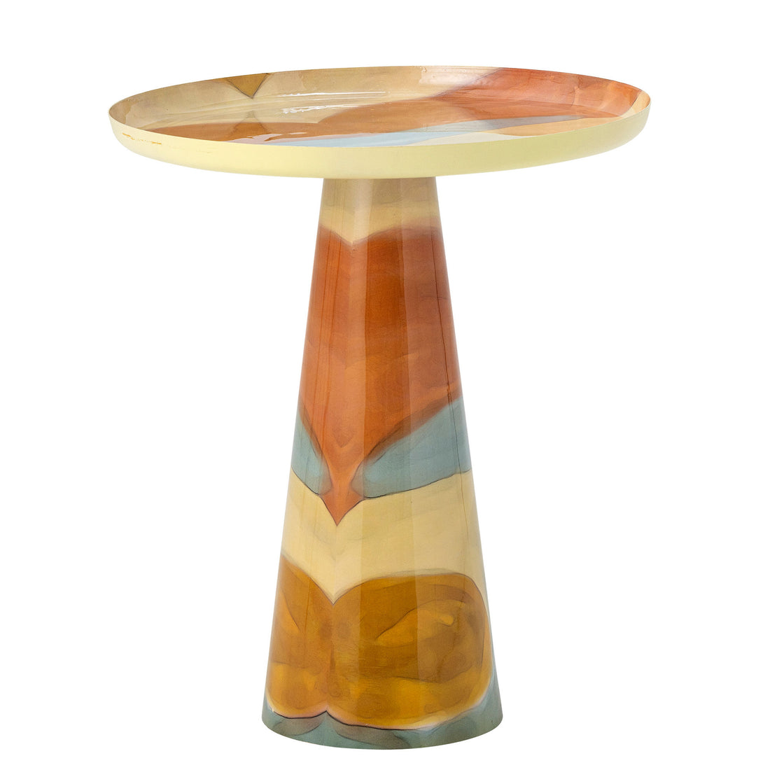 Bloomingville Brooke Side Table, Gelb, Metall