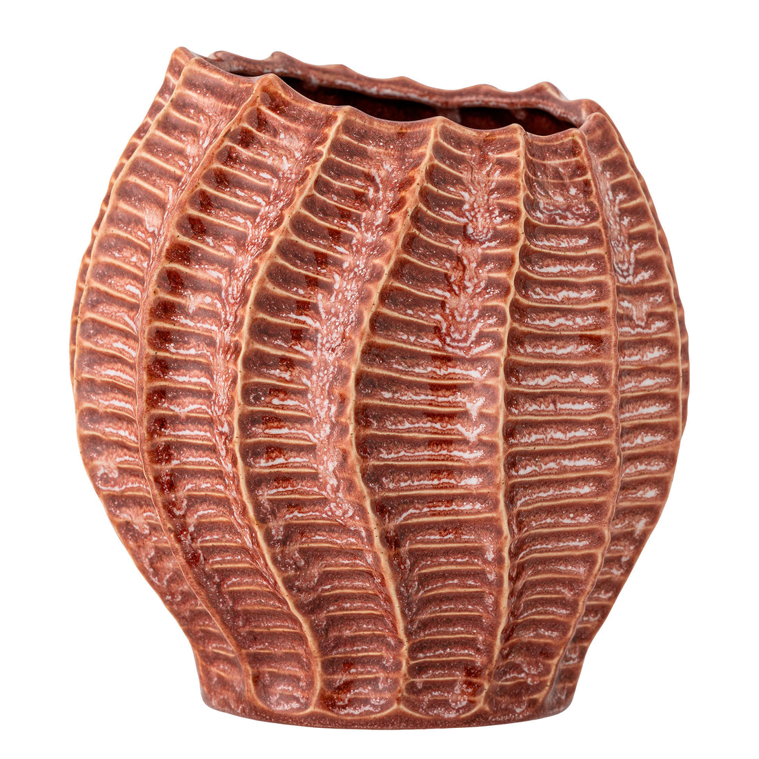 Creative Collection Callon Vase, Rosa, Steinzeug