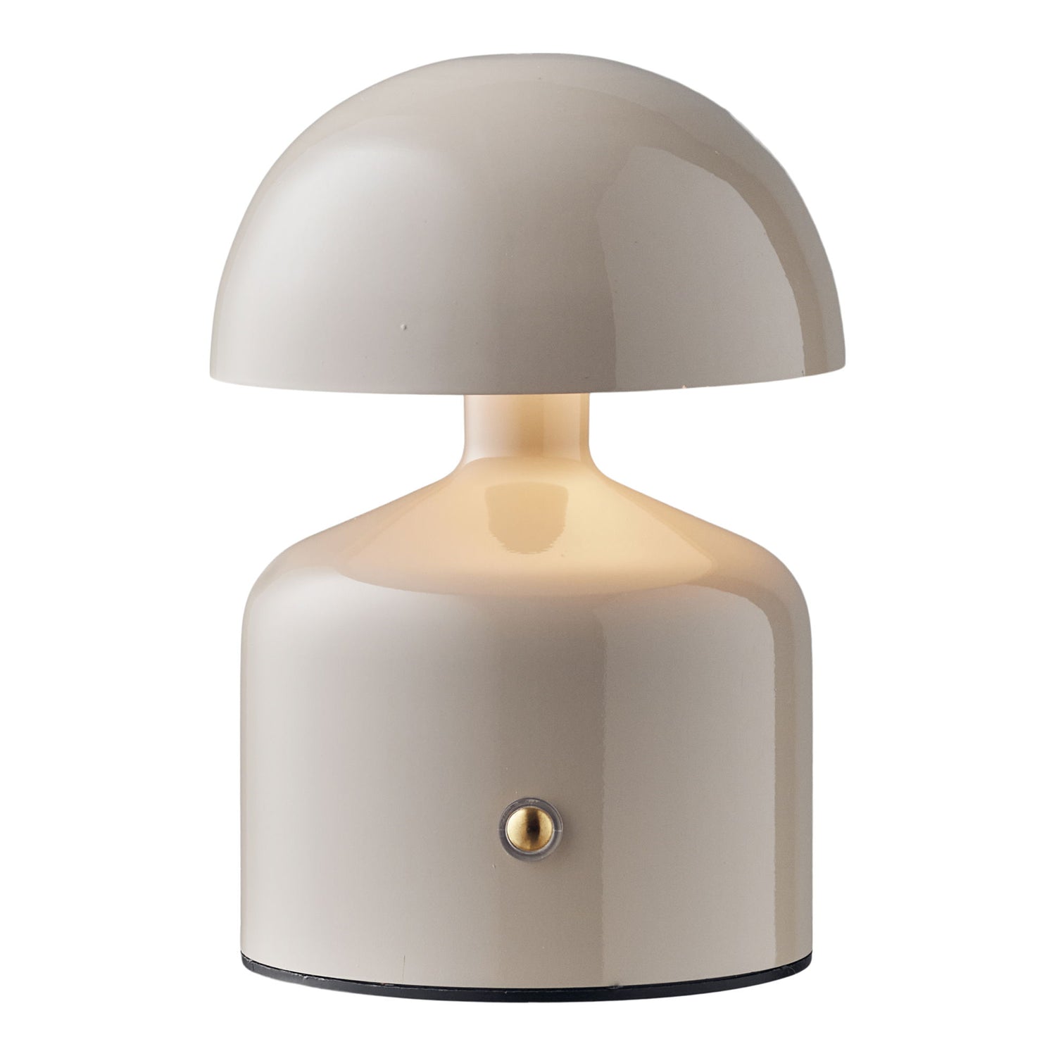 Tischlampe durch Aulla - Tischlampe, Metall/Kunststoff, wiederaufladbar, grau