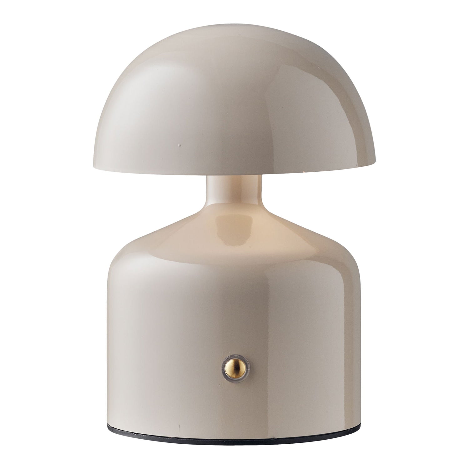 Tischlampe durch Aulla - Tischlampe, Metall/Kunststoff, wiederaufladbar, grau