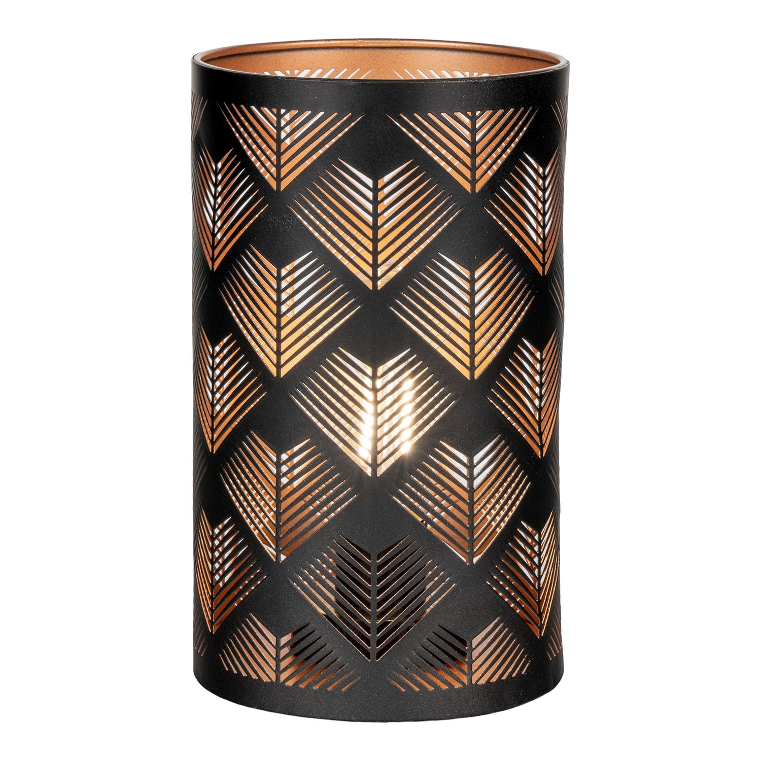 Nata Lantern LED -Display - Lantern -LED -Anzeige, Schwarz/Kupfer 60 PCs.