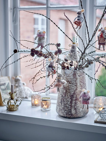 Bloomingville Gine Vase, Gold, recyceltes Glas