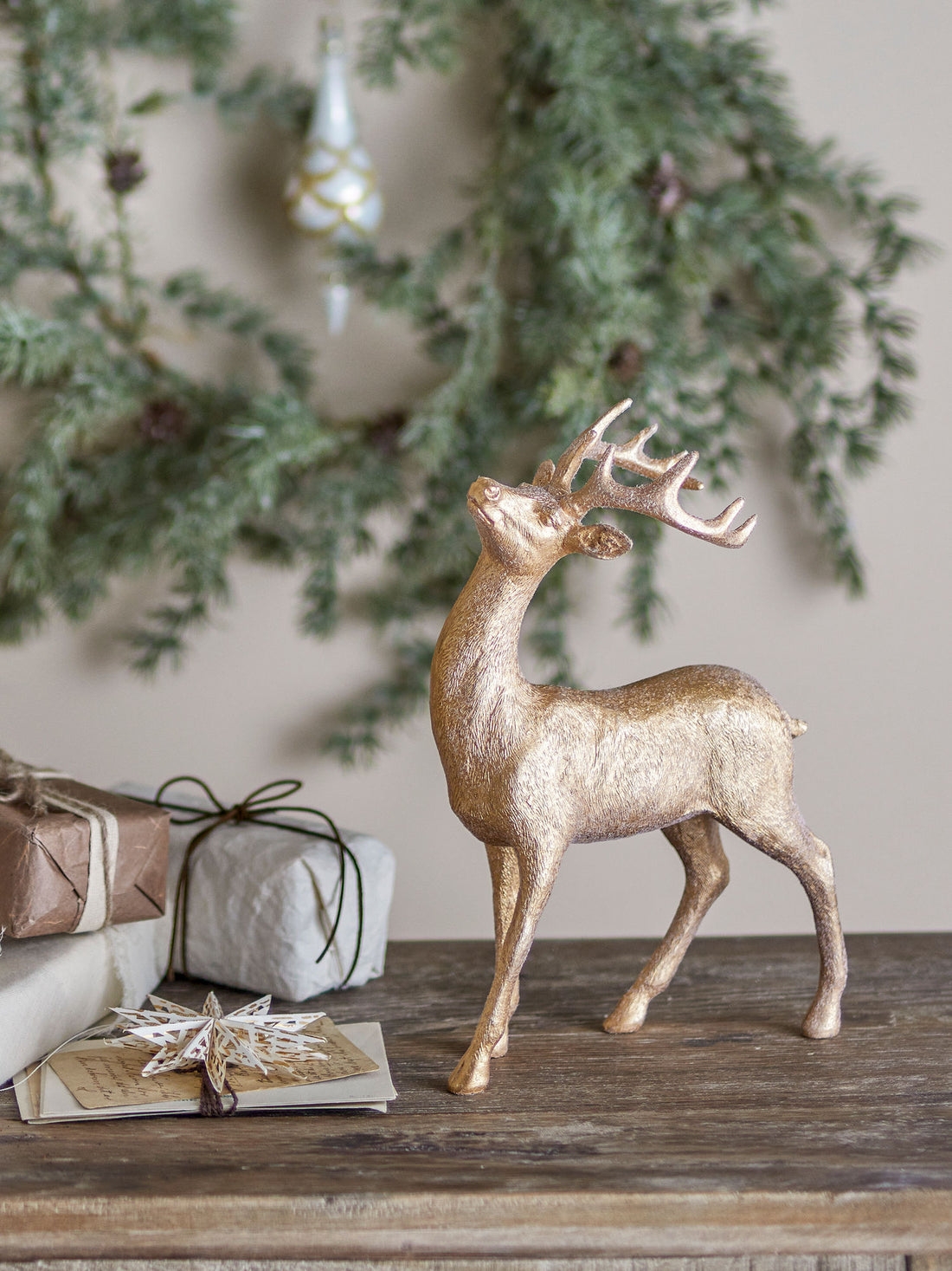 Bloomingville Pranzer Deco, Gold, Polyresin